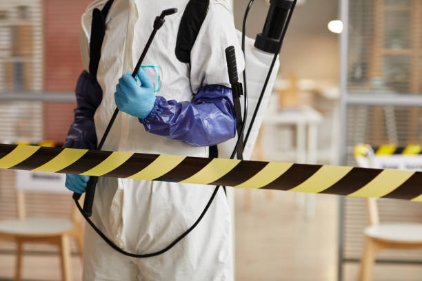 Professional Biohazard Cleanup technician working in Indian Hills, NV